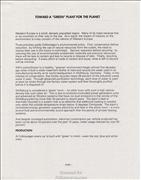 Toward a 'Green' Plant for the Planet