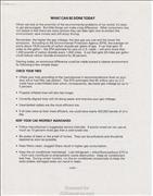 What Can Be Done Today